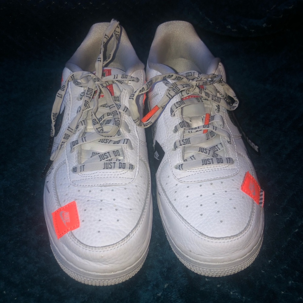 Nike Af1 “JDI Premium” Low - White, Black, Orange